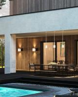 LED Outdoor Pendant by Kuzco Lighting - Nordic Collection, White Finish - EP265106-WH