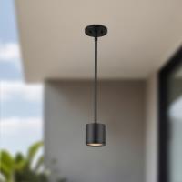LED Outdoor Pendant by Kuzco Lighting - Nordic Collection, Black Finish - EP264104-BK