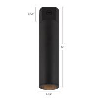 LED Ceiling Mount by Kuzco Lighting - Lorna Collection, Black Finish - LD3-CC12W18-3036-BK-UNV-010