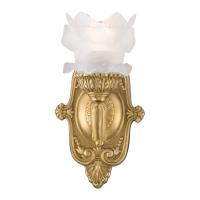 One Light Wall Sconce by Crystorama - Mayfield Collection, Aged Brass Finish - 5221-AG
