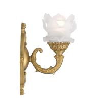 One Light Wall Sconce by Crystorama - Mayfield Collection, Aged Brass Finish - 5221-AG