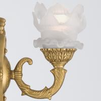 One Light Wall Sconce by Crystorama - Mayfield Collection, Aged Brass Finish - 5221-AG