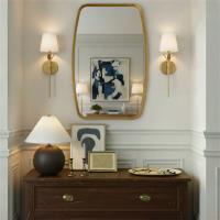 One Light Wall Sconce by Crystorama - Broche Collection, Antique Gold Finish - 531-OP-GA