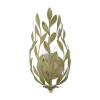 Two Light Wall Sconce by Crystorama - Broche Collection, Champagne Green Tea Finish - 561-CT