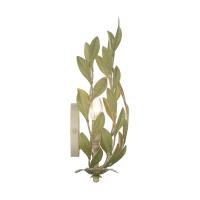 Two Light Wall Sconce by Crystorama - Broche Collection, Champagne Green Tea Finish - 561-CT
