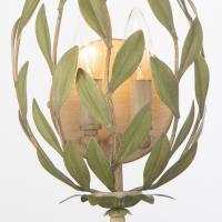 Two Light Wall Sconce by Crystorama - Broche Collection, Champagne Green Tea Finish - 561-CT