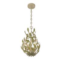 Three Light Chandelier by Crystorama - Broche Collection, Champagne Green Tea Finish - 565-CT