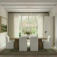Six Light Linear Chandelier by Crystorama - Broche Collection, Matte White Finish - 567-MT