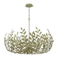 12 Light Chandelier by Crystorama - Broche Collection, Champagne Green Tea Finish - 569-CT