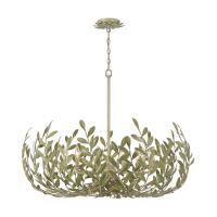 12 Light Chandelier by Crystorama - Broche Collection, Champagne Green Tea Finish - 569-CT