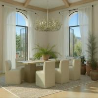 12 Light Chandelier by Crystorama - Broche Collection, Champagne Green Tea Finish - 569-CT