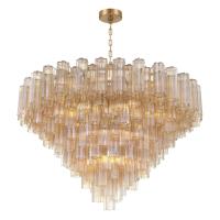 28 Light Chandelier by Crystorama - Addis Collection, Aged Brass Finish - ADD-327-AG-AM