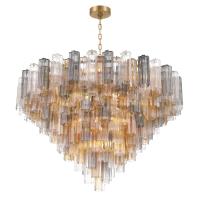 28 Light Chandelier by Crystorama - Addis Collection, Aged Brass Finish - ADD-327-AG-AU