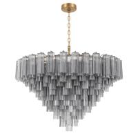28 Light Chandelier by Crystorama - Addis Collection, Aged Brass Finish - ADD-327-AG-SM