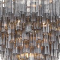 28 Light Chandelier by Crystorama - Addis Collection, Aged Brass Finish - ADD-327-AG-SM