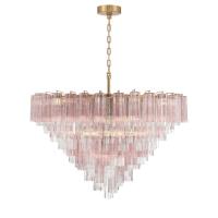 28 Light Chandelier by Crystorama - Addis Collection, Aged Brass Finish - ADD-327-AG-SP