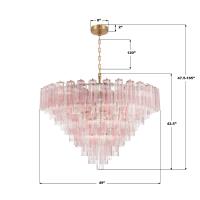 28 Light Chandelier by Crystorama - Addis Collection, Aged Brass Finish - ADD-327-AG-SP