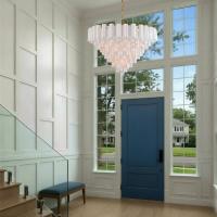 28 Light Chandelier by Crystorama - Addis Collection, Aged Brass Finish - ADD-327-AG-WH