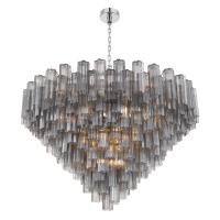 28 Light Chandelier by Crystorama - Addis Collection, Polished Chrome Finish - ADD-327-CH-SM