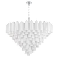 28 Light Chandelier by Crystorama - Addis Collection, Polished Chrome Finish - ADD-327-CH-WH