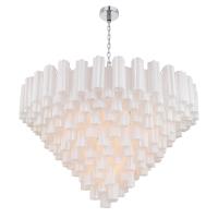 28 Light Chandelier by Crystorama - Addis Collection, Polished Chrome Finish - ADD-327-CH-WH