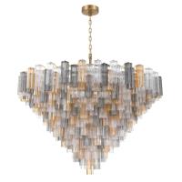 40 Light Chandelier by Crystorama - Addis Collection, Aged Brass Finish - ADD-329-AG-AU