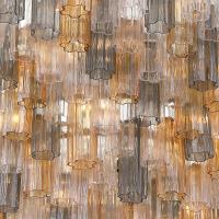 40 Light Chandelier by Crystorama - Addis Collection, Aged Brass Finish - ADD-329-AG-AU