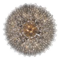 40 Light Chandelier by Crystorama - Addis Collection, Aged Brass Finish - ADD-329-AG-SM
