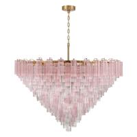 40 Light Chandelier by Crystorama - Addis Collection, Aged Brass Finish - ADD-329-AG-SP