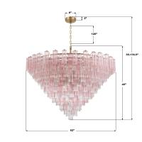 40 Light Chandelier by Crystorama - Addis Collection, Aged Brass Finish - ADD-329-AG-SP