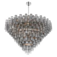 40 Light Chandelier by Crystorama - Addis Collection, Polished Chrome Finish - ADD-329-CH-SM