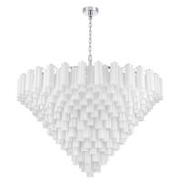 40 Light Chandelier by Crystorama - Addis Collection, Polished Chrome Finish - ADD-329-CH-WH