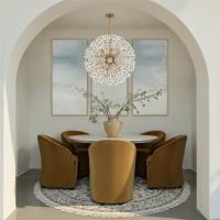 12 Light Chandelier by Crystorama - Adley Collection, Aged Brass Finish - ADL-512-AG-CL