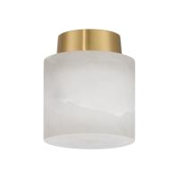 One Light Semi Flush Mount by Crystorama - Acme Collection, Aged Brass Finish - AME-400-AG