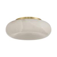 LED Flush Mount by Crystorama - Acme Collection, Aged Brass Finish - AME-405-AG