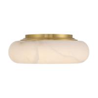 LED Flush Mount by Crystorama - Acme Collection, Aged Brass Finish - AME-405-AG