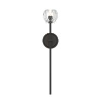 LED Wall Sconce by Crystorama - Aragon Collection, Matte Black Finish - ARA-10261-MK