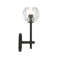 LED Wall Sconce by Crystorama - Aragon Collection, Matte Black Finish - ARA-10261-MK