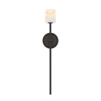 LED Wall Sconce by Crystorama - Aragon Collection, Matte Black Finish - ARA-10261-MK-ST