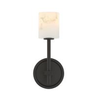 LED Wall Sconce by Crystorama - Aragon Collection, Matte Black Finish - ARA-10261-MK-ST