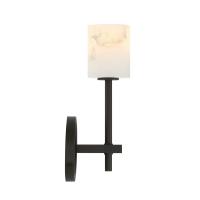 LED Wall Sconce by Crystorama - Aragon Collection, Matte Black Finish - ARA-10261-MK-ST