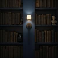LED Wall Sconce by Crystorama - Aragon Collection, Matte Black Finish - ARA-10261-MK-ST