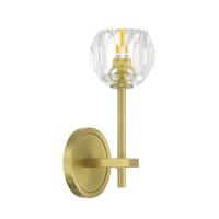 LED Wall Sconce by Crystorama - Aragon Collection, Soft Brass Finish - ARA-10261-SB