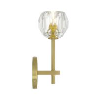 LED Wall Sconce by Crystorama - Aragon Collection, Soft Brass Finish - ARA-10261-SB