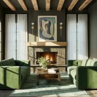 LED Wall Sconce by Crystorama - Aragon Collection, Soft Brass Finish - ARA-10261-SB