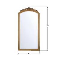Mirror by Crystorama - Arden Collection, Burnished Brass Finish - ARN-M700-BB