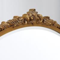 Mirror by Crystorama - Arden Collection, Burnished Brass Finish - ARN-M701-BB
