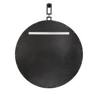 Mirror by Crystorama - Alston Collection, Matte Black Finish - AST-M860-MK