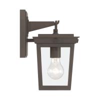 One Light Outdoor Wall Sconce by Crystorama - Belmont Collection, Twilight Bronze Finish - BEL-A8061-TZ