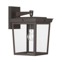 One Light Outdoor Wall Sconce by Crystorama - Belmont Collection, Twilight Bronze Finish - BEL-A8062-TZ